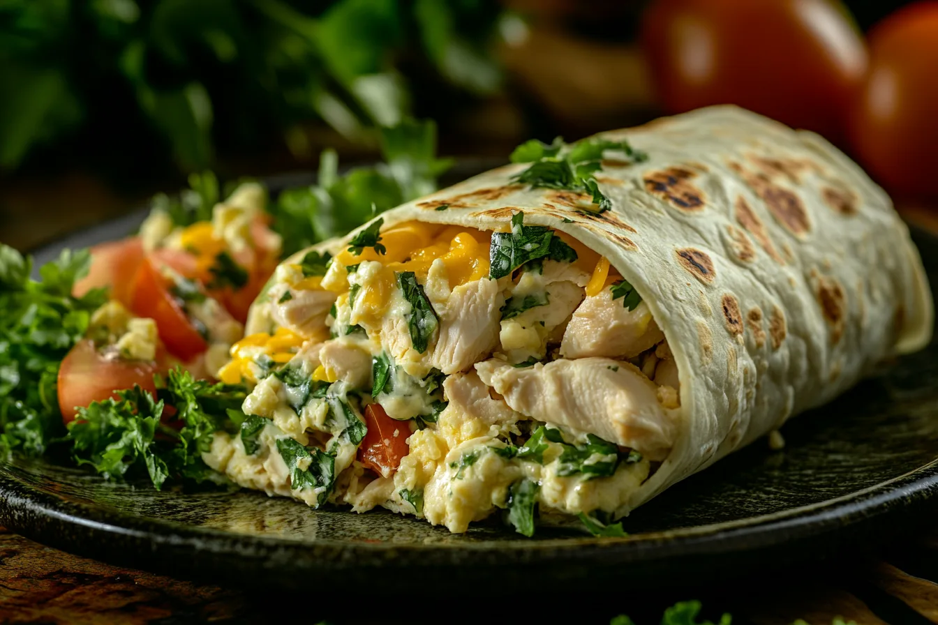 Chicken Breakfast Burrito