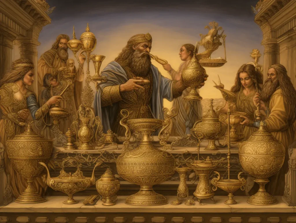 Ancient sacred beverages used in mythology